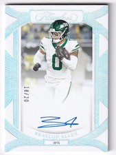 2024 Flawless BRAELON ALLEN Rookie Frame Signatures Silver 18/20 - Jets