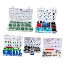 5 Set Car A/C Repair Kits,270pcs O-Ring Seals Kit+102PCS A/C Valve LMTKTPJ510