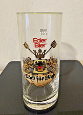 Trinkglas - Glas Bier EDER BIER Großostheim "Maß für Maß" - 0,2 l - Unbeschädigt