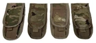 New Lot of 4 ea. US Army MOLLE II Double Mag Two Magazine Pouch Multicam OCP