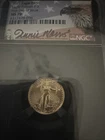 Gold 1/10 Oz 2021 Eagle T-2 Rare Covid YR. Black Core Jennie Norris Ms70 1st Day