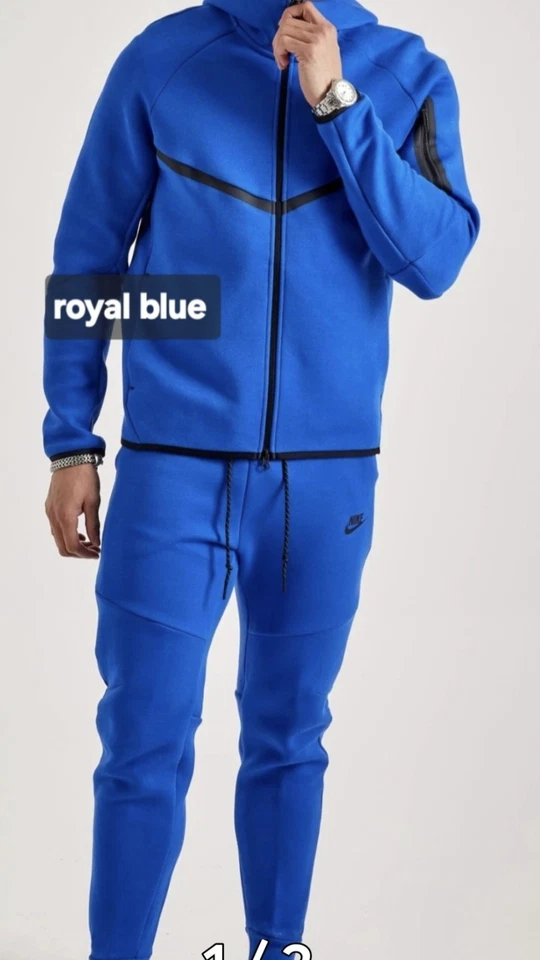 Nike Azul Real Tecnología Polar Sudadera S a 3x  Foto 2 de 4