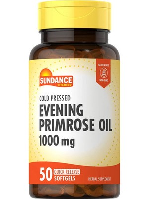 Evening Primrose Oil 1000mg for | Cold Pressed Formula | Non-GMO & Gluten