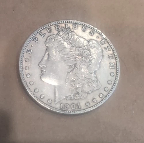 1901 O Morgan Silver Dollar $1 Coin US Silver 0.9 Fineness Uncertified