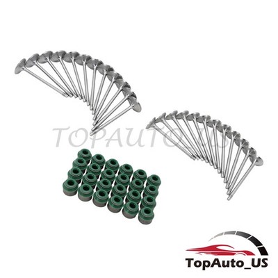 NEW 24x For Audi A4 A5 A6 A7 A8 Q5 Q7 3.0T Intake & Exhaust Valve Set 06E109601E
