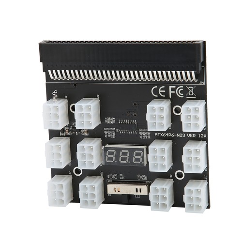 Power Supply Board Adapter PCB 12 ATX 2x3Pins Converter 12V For NEW - Afbeelding 6 van 12