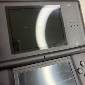 Nintendo DS Lite Red Black Handheld Console US Model w/ Charger Tested