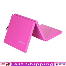 Foldable 3 Panel Exercise Mat MMA Yoga Pilates Gymnastics W/ Carrying Handles US