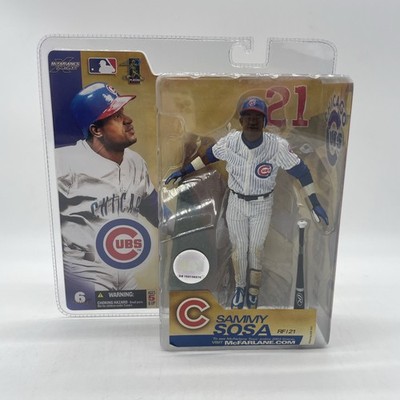McFarlane's MLB Chicago Cubs Action Figure Sammy Sosa Pinstripes Variant Sealed!