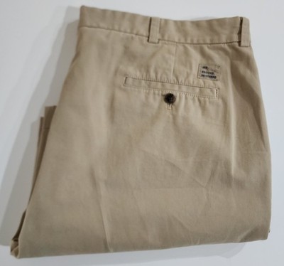 Brooks Brothers Men's Flat Front Tan Cotton Chino Bermuda Shorts Size 42