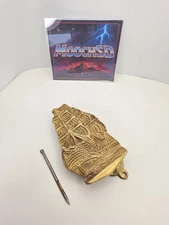 Vintage Brass HMS Victory Ship Door Knocker Early Detailed Casting Nautical