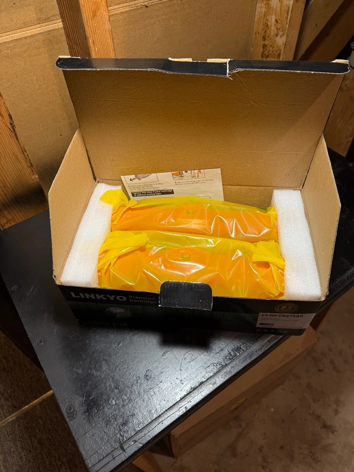 Cartucho de toner de substituição LINKYO para HP 78A CE278A PRETO PACOTE COM 2 LY-HP-CE278AD - Imagem 3 de 4