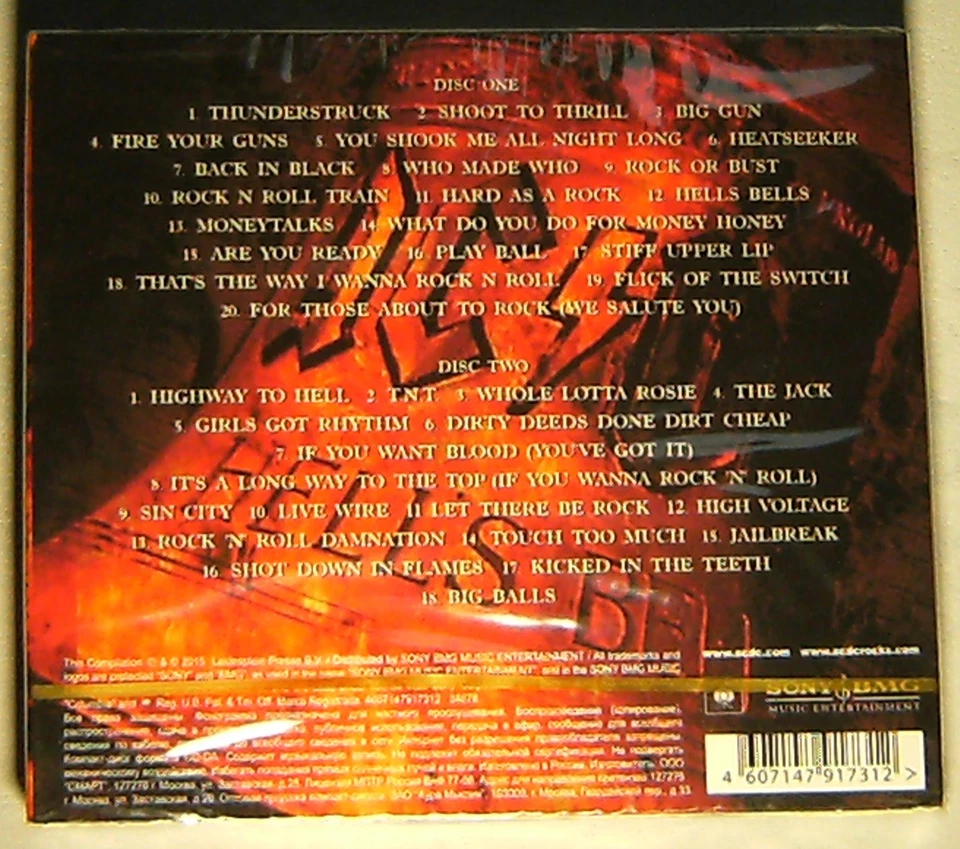 RARE !!! 2 CD GREATEST HITS AC/DC [ 38 TITRES IMPORT 2015 ] NEUF - Bild 2 von 4