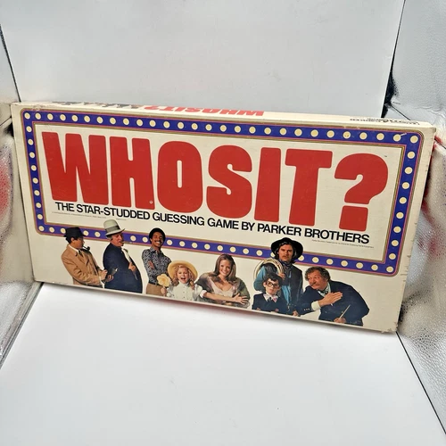 Whosit? Vintage Board Game By Parker Brothers - 1976 Edition - 100% Complete
