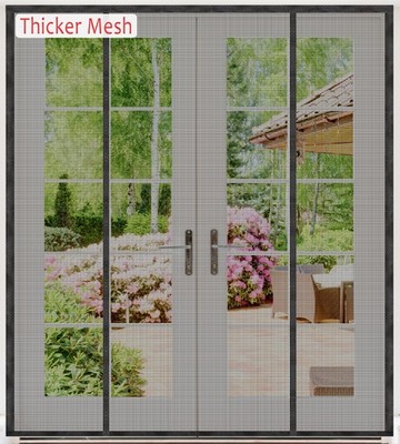 Magnetic Screen Door for Sliding & French Doors 72''x80'',Thicker 250 g/㎡ Mesh,...