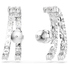 NEW Swarovski Matrix Ear Cuffs w/Rhodium Plate White