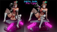 18+ Sexy Mad Moxxi Pinup Figure NSFW Fanart Multi Scale Unpainted Unassembled