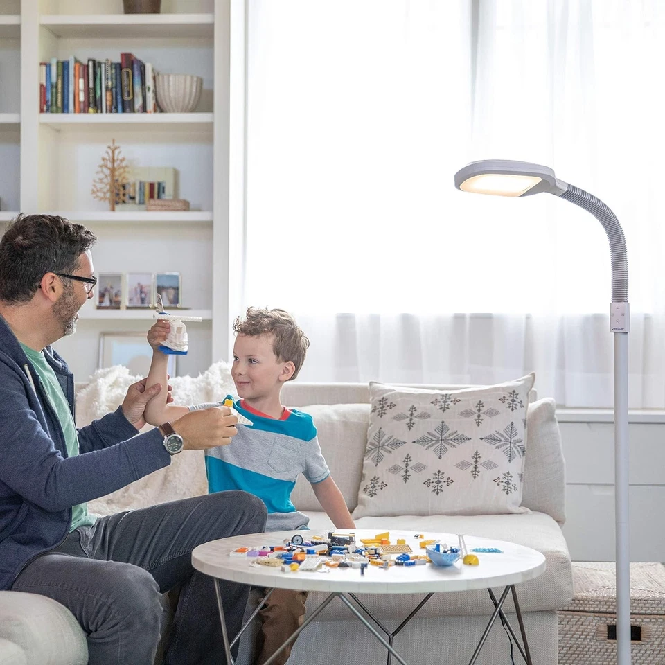 Verilux SmartLight Lámpara de Pie LED Moderna de Espectro Completo con Blanco Ajustable Foto 2 de 4