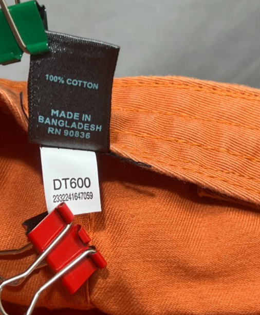 District Plain Solid Blank Strapback Hat Cap Oran… - image 10