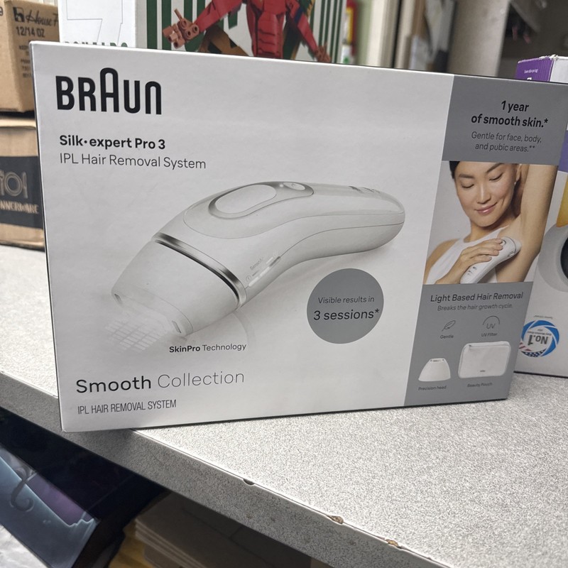 Braun Silk-expert Pro 3 PL3120 IPL Hair Removal System NEW FREE SHIPPING
