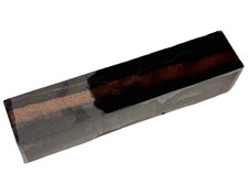 Ceylon Ebony Turning Blank 1-1/4" x 1-3/8" x 6-1/4" a86 Dried - WANE On Edge