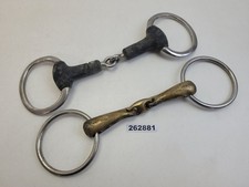 Pferdegeschirr Sprenger Trense Gummi Metall Messing Reitsport Deko #262881