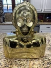 Star Wars C-3PO Action Figure Storage Case Gold 1983 Kenner Gold Vintage
