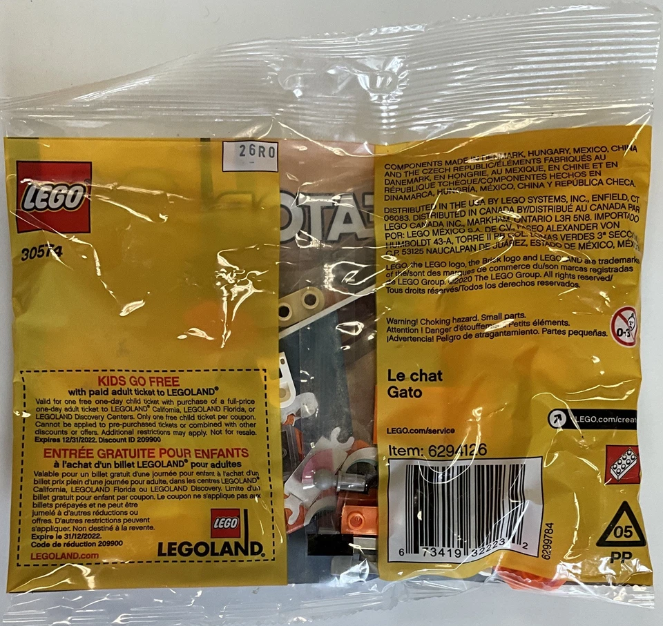 3 Kits LEGO nuevos sellados en paquetes #30274, 30420, 71028 CAT, Harry Potter, Minifigura Foto 2 de 2