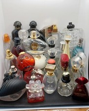 30+pieces Big Lot Empty Perfume Bottle Collection Glass Art Décor 