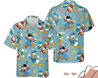 Ducktales Scrooge Mcduck Donald Huey Dewey Louie Duck Hawaiian Shirt