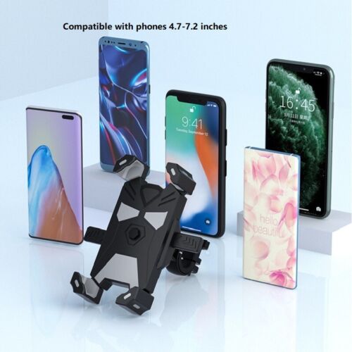360° Bicycle Phone Holder Motorcycle Bike Scooter Handlebar GPS Bracket Mount - Picture 9 of 10