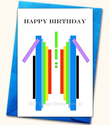 11 Grußkarten zum Geburtstag, personalisierte Karten, altersspezifisch 
