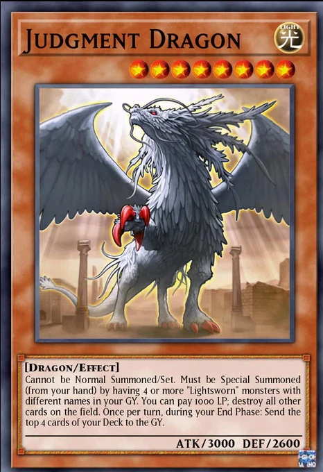Judgment Dragon Yu-Gi-Oh! TCG Individual Trading Card Games for
