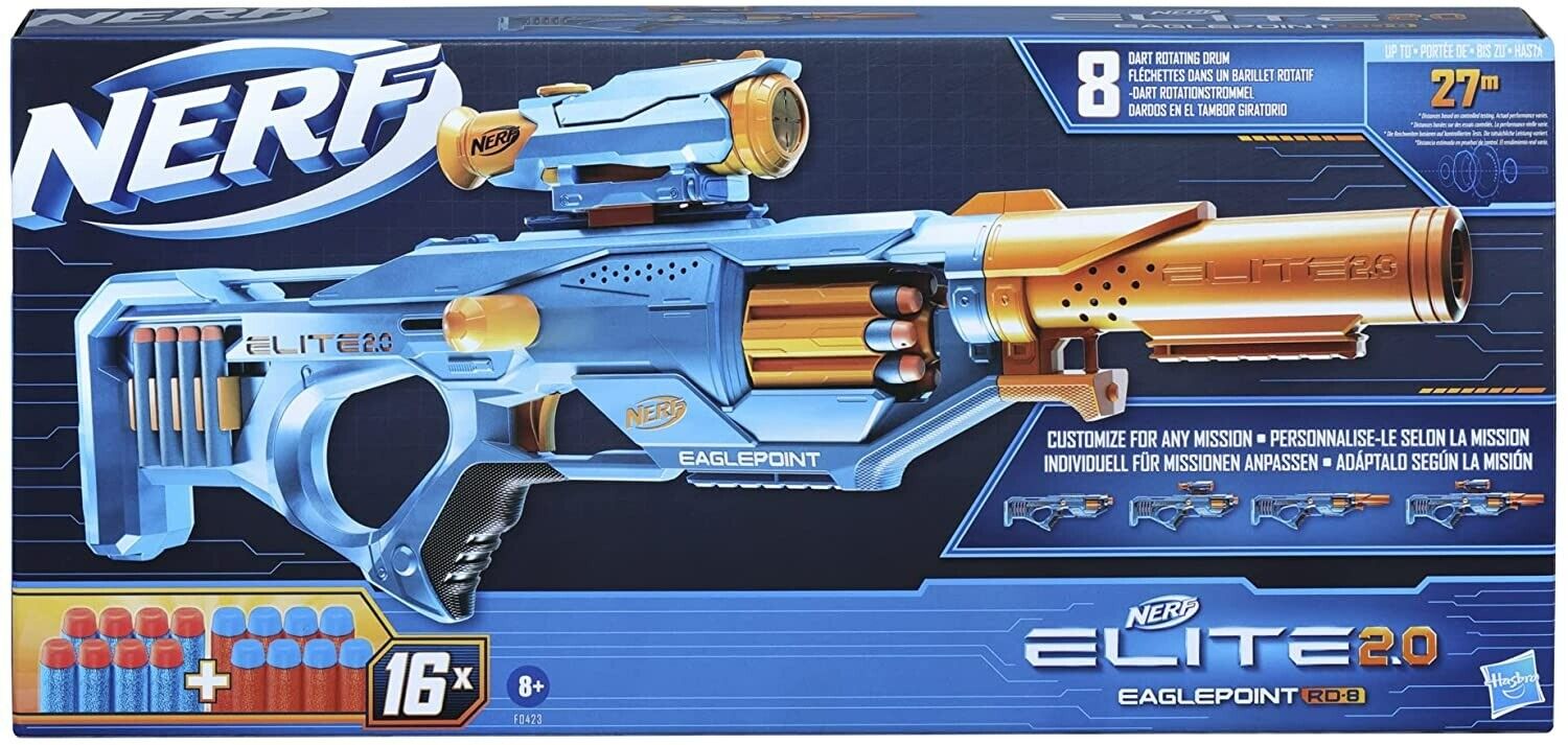 NERF - Fusil X-Hero Xcess  8 ans et + –