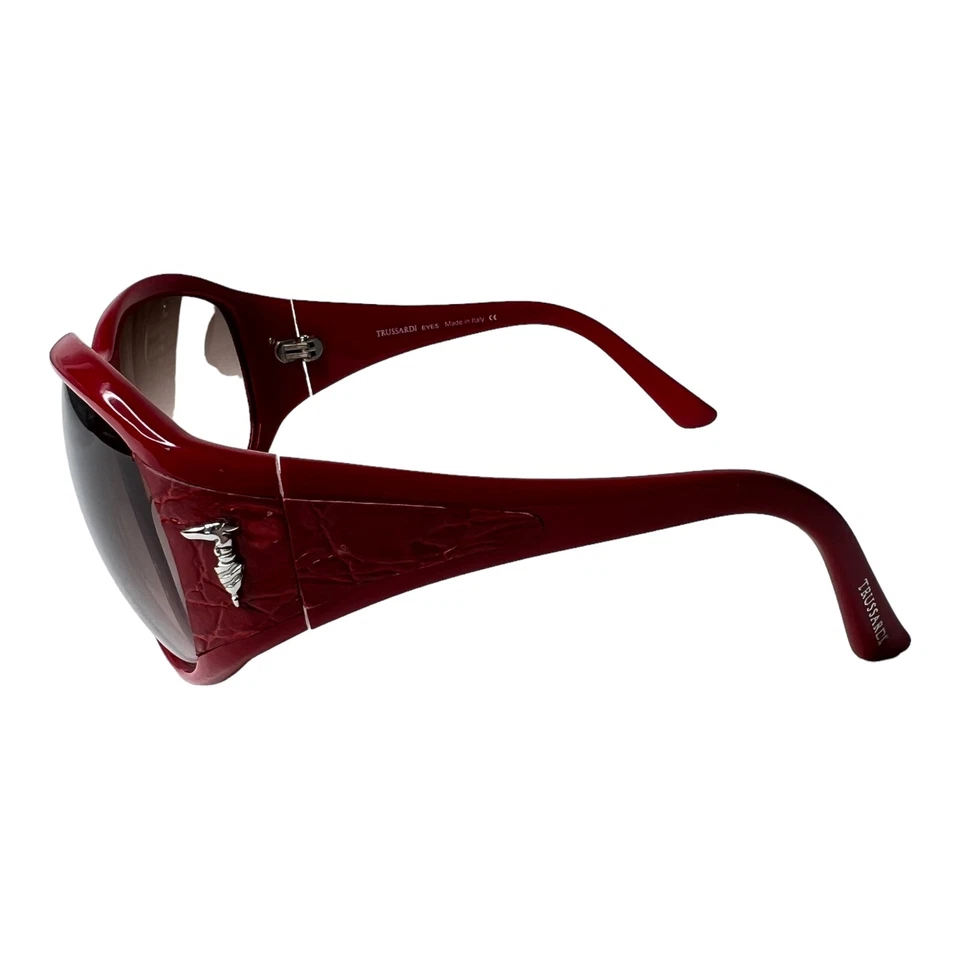 Gafas de sol Trusarri TE21101 I27 montura roja lentes marrones 62-17-120 H4248 Foto 2 de 4