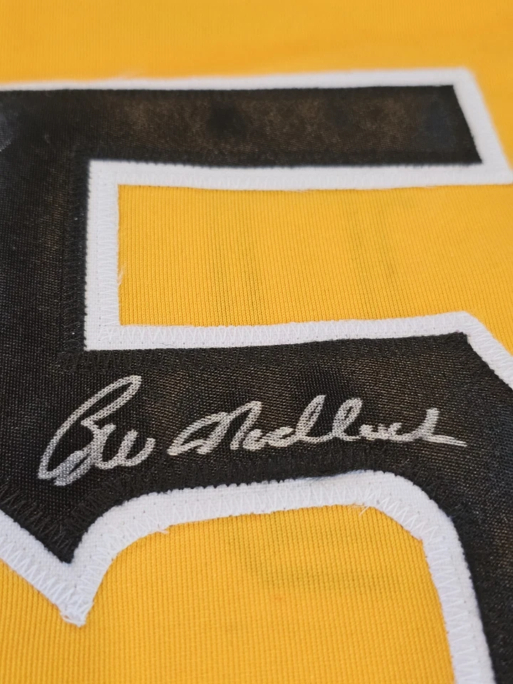 Bill Madlock Autographed/Signed Jersey JSA COA Yellow Custom Jersey - Image 2 of 4