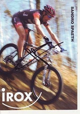 CYCLING cycling card SANDRO SPAETH team IROX signed