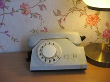 Vintage Soviet landline Telephone TA-72 USSR 1980