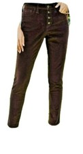 Universal Thread Women's High-Rise Corduroy Skinny Jeans Burgundy 2/26R
