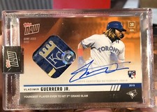 2019 Topps Now Vladimir Guerrero Jr. Auto Base Relic /5!  #601E Vlad Jr Jays