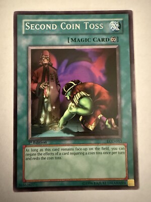 Second Coin Toss LOD-083 Legacy of Darkness 1st Edition Yugioh TCG | eBay