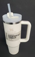 Stanley Quencher 30 Oz H2.0 Tumbler Cream Tonal Small Dent