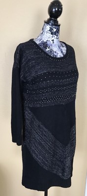 Robe Pull Lauren Vidal Gris - Taille L - Viscose - Neuf Avec étiquettes - Fabriqué En France