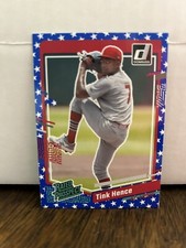 Tink Hence 2023 Donruss Baseball Rated Prospect Base Independence Day #40