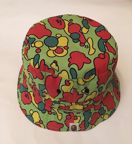 bape psyche camo bucket hat RARE 2001 A 