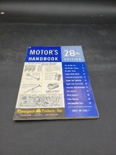 THOMPSON ENGINE MOTORS HANDBOOK CATALOG MANUAL 28TH EDITION WIRING TUNE UP 