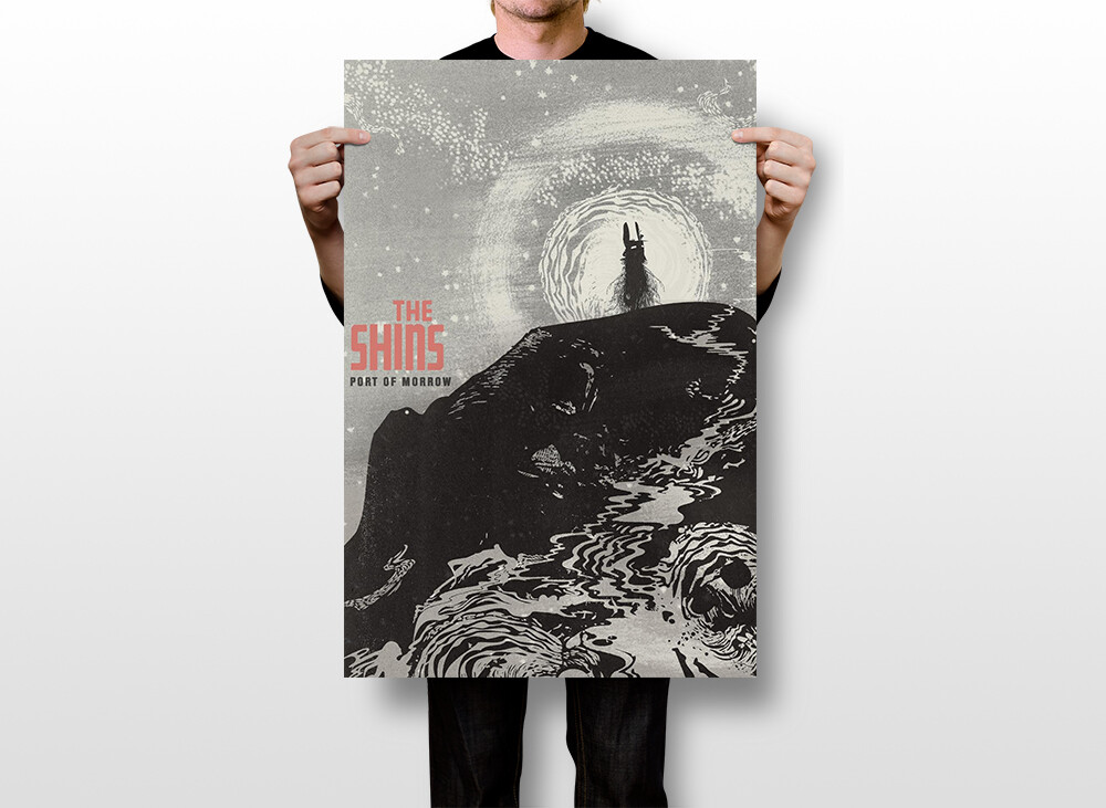 The Shins Port of Morrow Rock Art Wall Indoor Room Outdoor Poster
