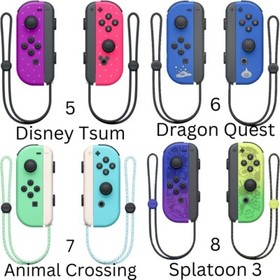 Nintendo Switch/OLED Hall Effect Never Drift Wireless JoyCons -With Wrist Straps