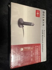 New In Box Belkin Wireless G WIFI F5D7050 Desktop & Laptop USB Network Adapter