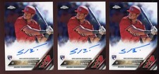 Socrates Brito 2016 Topps Chrome Auto Rookie #RA-SOB 3 Card Lot Diamondbacks